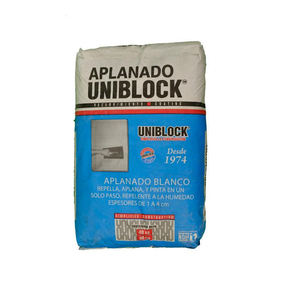 APLANADO UNIBLOCK BLANCO 40 KG (APLUNIBLANCO40)