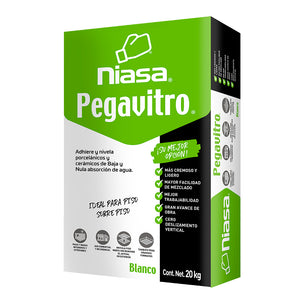 PEGA VITRO BLANCO  NIASA  20 KG (PEGVITROBLANCO)